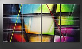 'Window to Rainbow' 160x80cm obraz XXL