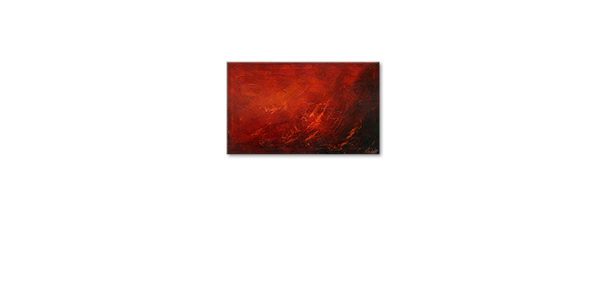 Red 100x60cm Obraz
