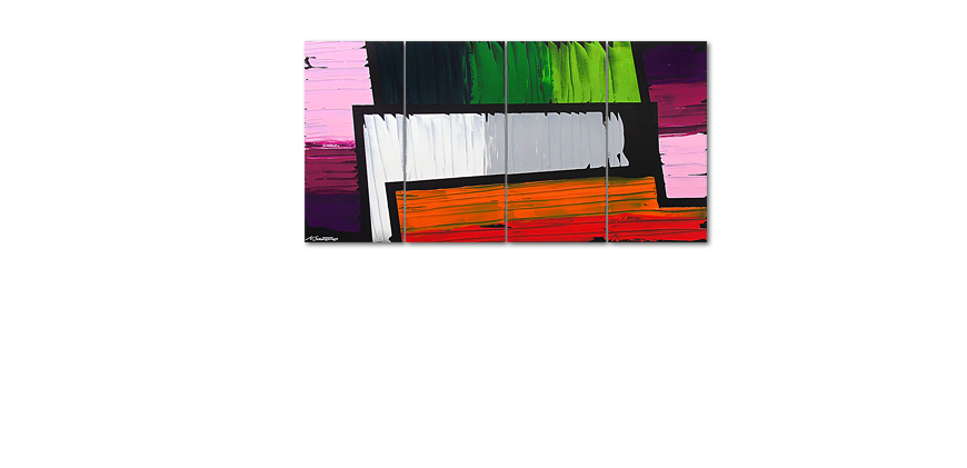 Structure of Colors 160x80cm Obraz