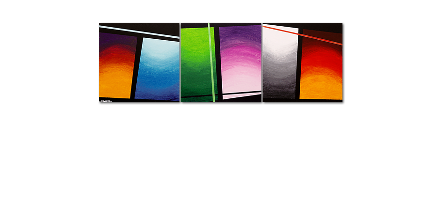 Wave of Colors 210x70cm Obraz