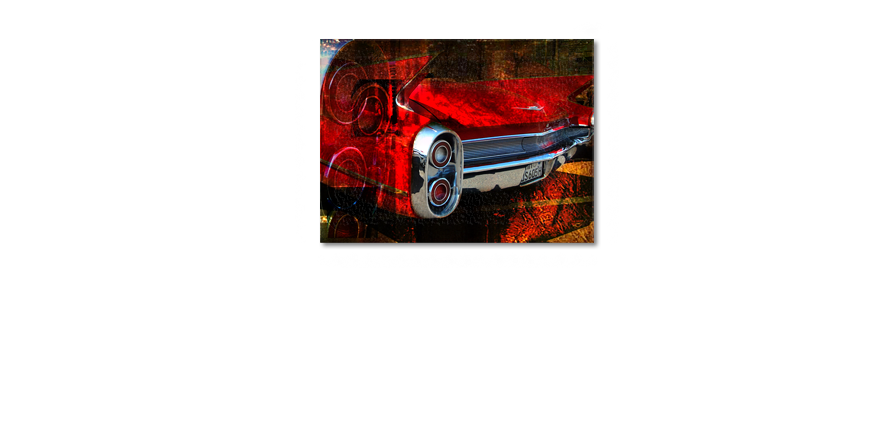 Red Car 100x70cmObraz