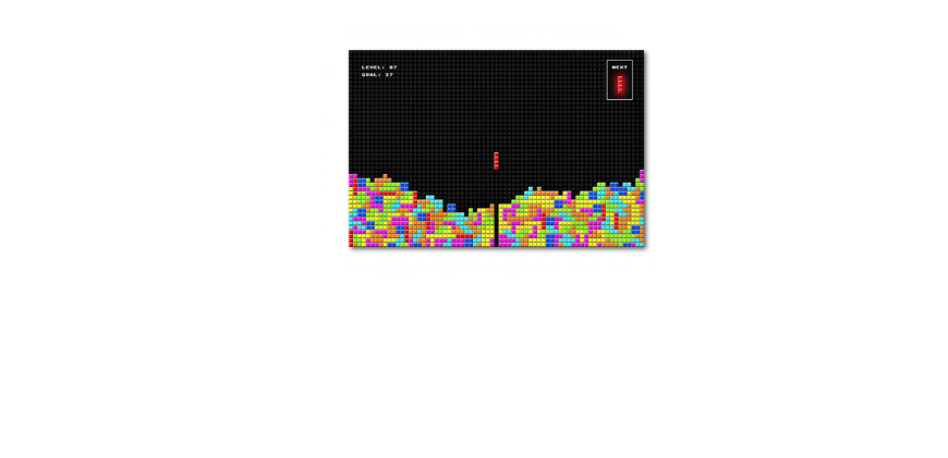 Tetris 120x80cm Obraz