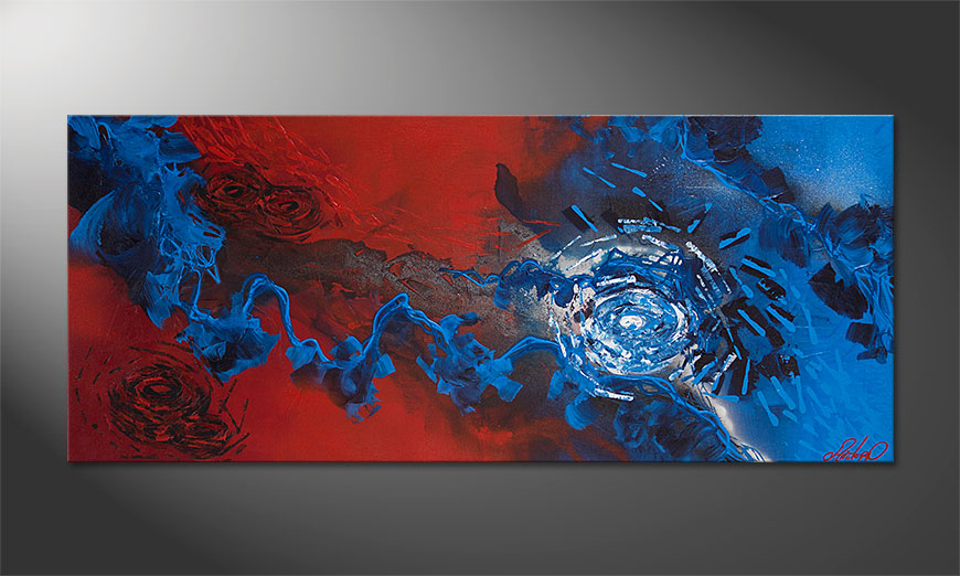Obraz Frozen Rose 140x60cm