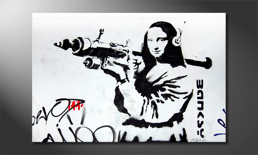 Banksy-No1-Obraz