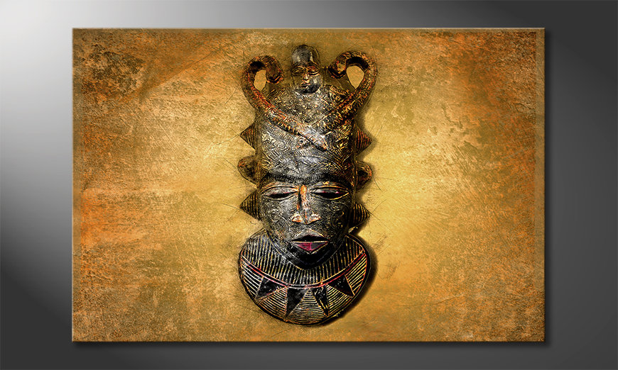 Nowoczesne-obraz-African-Mask