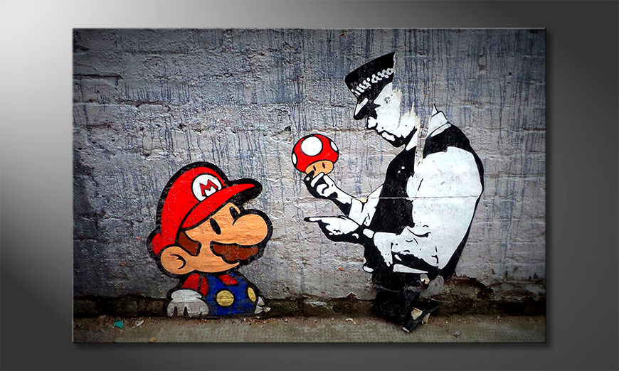 Nowoczesne obraz Caught Mario