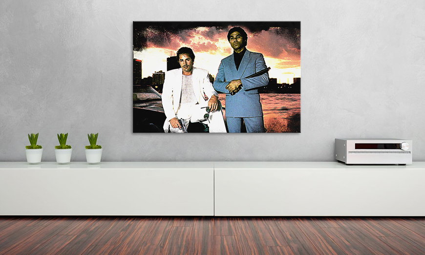 Nowoczesne obraz Miami Vice 90x60 cm