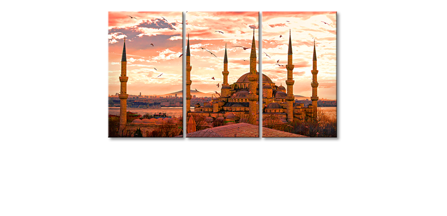 Nowoczesne-płótnie-Blue-Mosque-180x100-cm