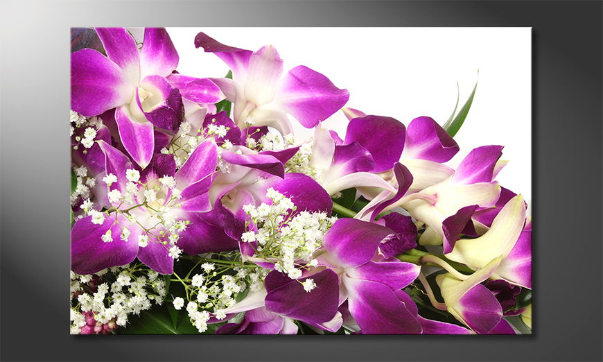 Nowoczesny-wystrój-Orchid-Blossom-60x40-cm