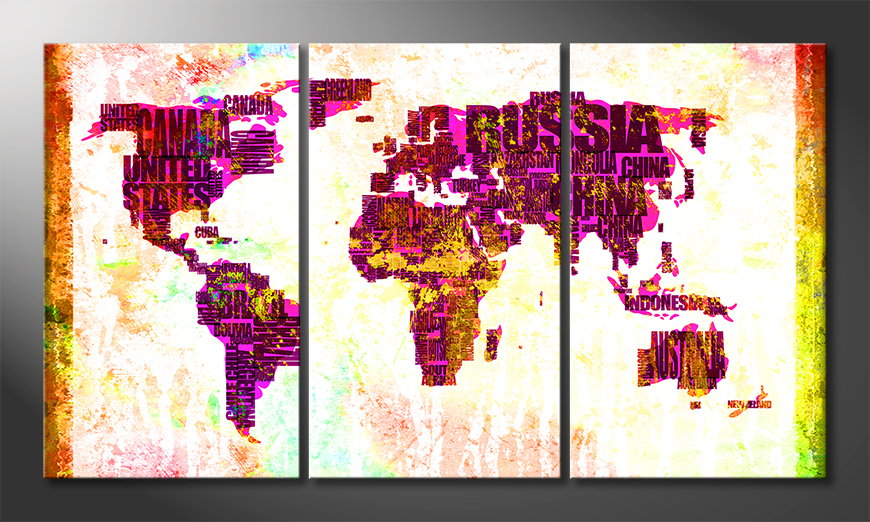 Nowoczesny-wystrój-Worldmap-3-180x100-cm