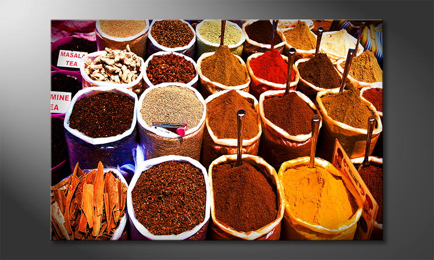Obraz-Colorful-Spices-90x60-cm