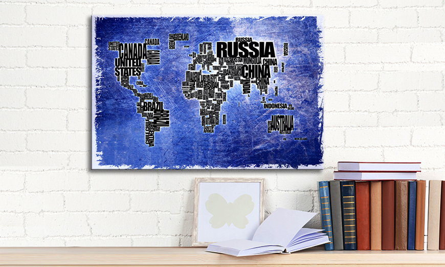 Obraz World Map 2 60x40 cm