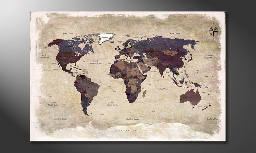 Old-Worldmap-3-Obraz