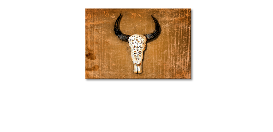 Wydrukowany-obraz-Buffalo-Head