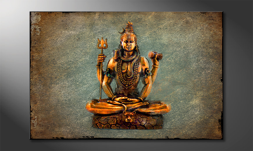 Ładne malowanie Lord Shiva