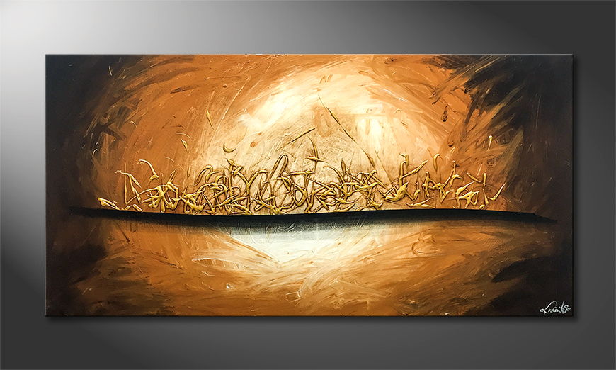 Malarstwo na płótnie Egypt Gold 140x70cm