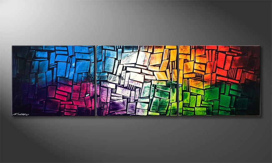 Nasze malarstwo Colorful Feelings 210x60cm