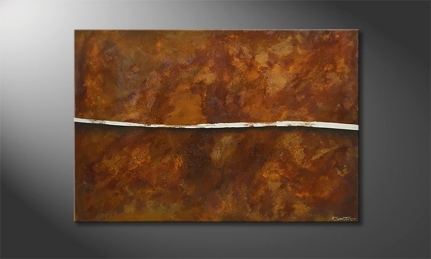 Nasze malarstwo Cut Rust 120x80cm