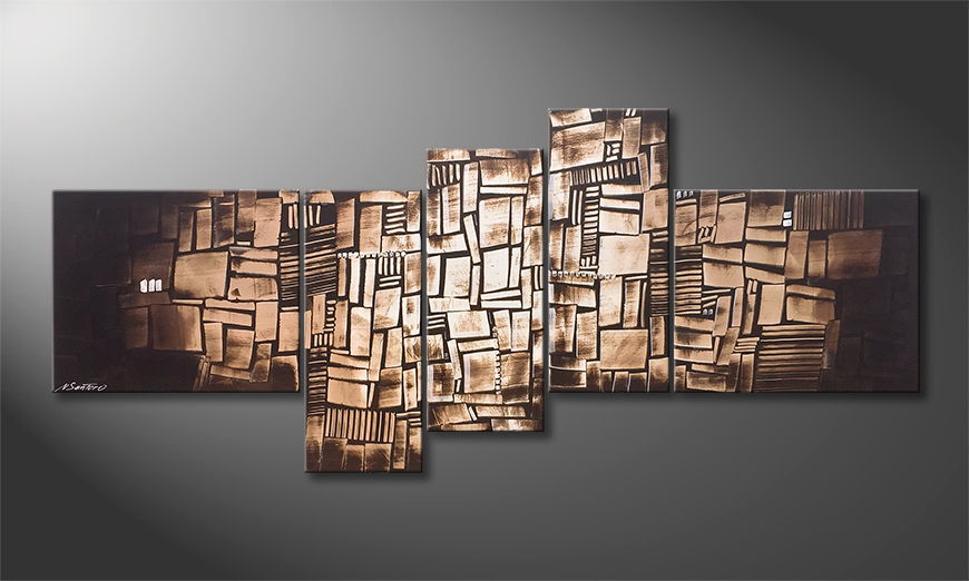Nowoczesne obraz Choclate Cubes 210x90cm