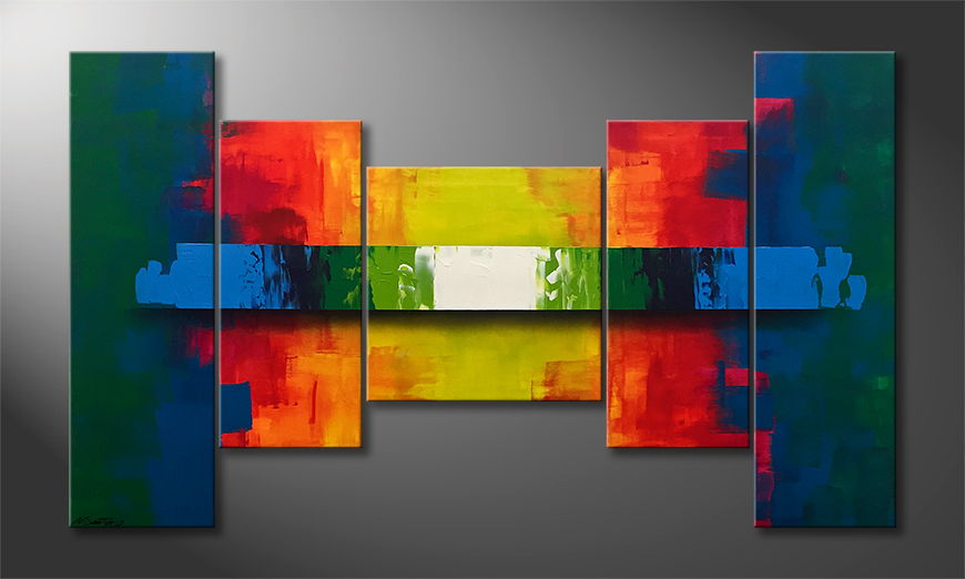 Nowoczesne obraz Enlightened Colors 170x100cm
