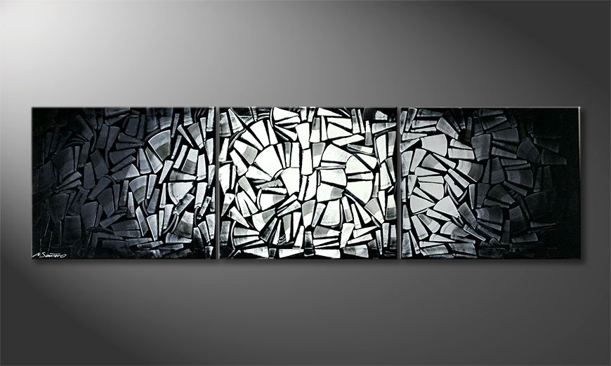 Obraz Colorless Signs 210x60cm