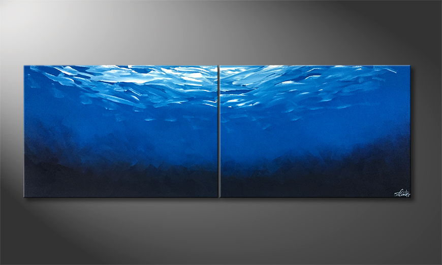 Obraz Endless Blue 200x70cm
