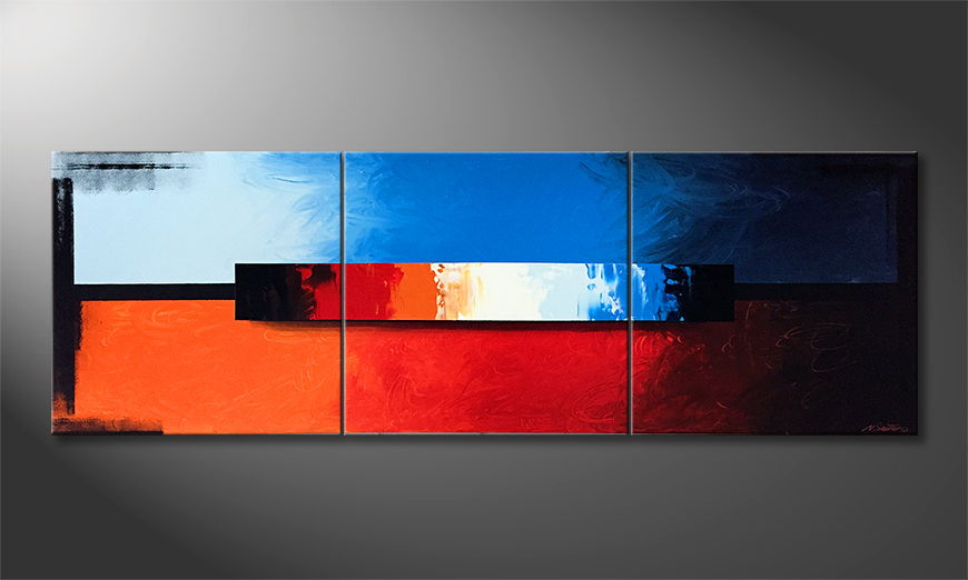 Obraz Fire And Ice 210x70cm