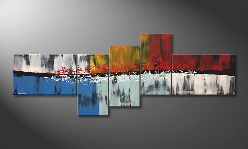 Obraz Fire And Ice 210x80cm