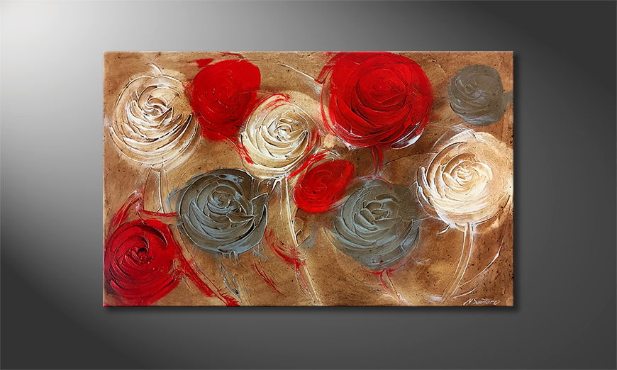 Obraz Wasteland Roses 120x75cm