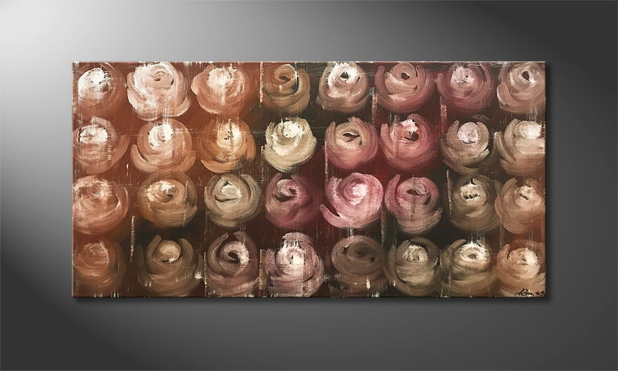 Obraz do salonu Bed of Roses 100x50cm