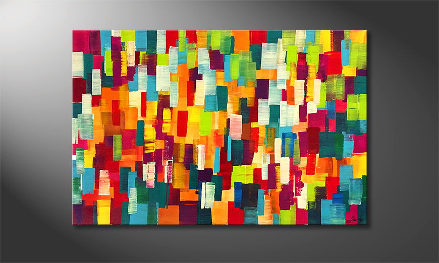 Obraz do salonu Counting Colours 120x80cm