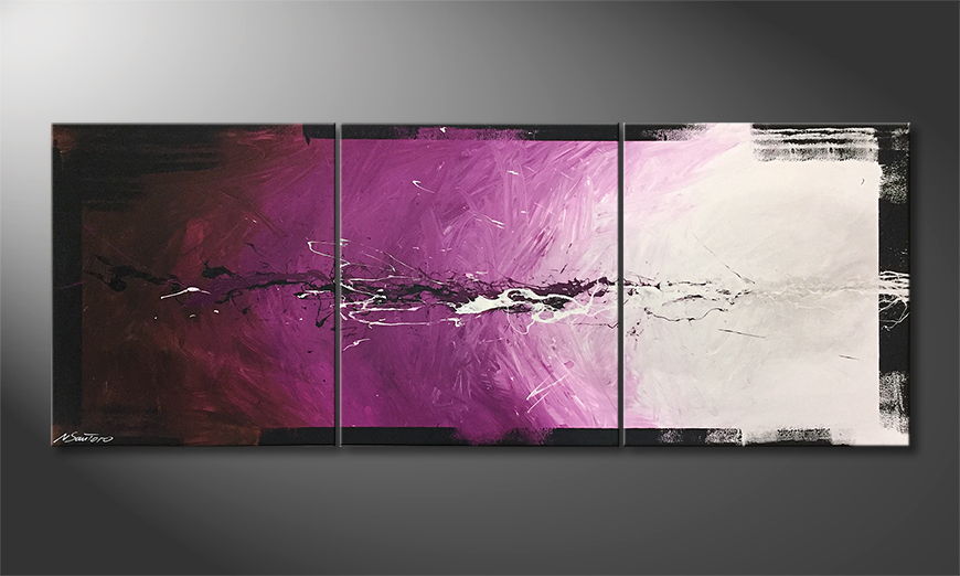 Obraz do salonu Purple Phase 180x70cm