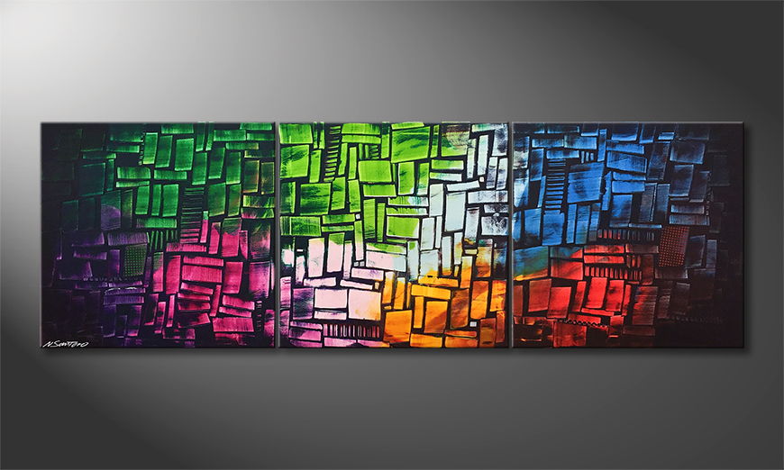 Ładne malowanie Cubic Colors 210x70cm